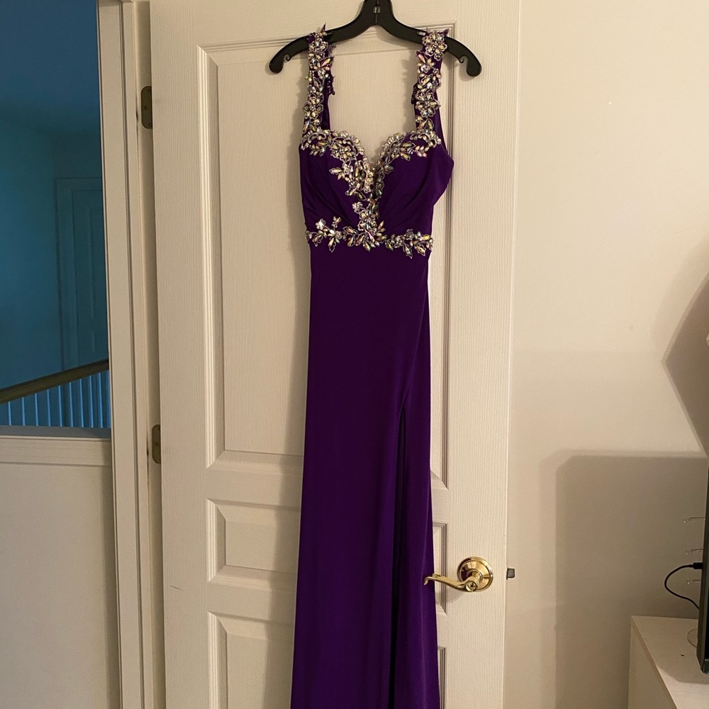 Purple prom dress